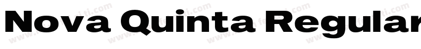 Nova Quinta Regular字体转换